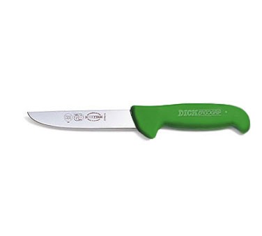 Friedr. Dick 8225913-09 ErgoGrip 5" Boning Knife, Green Handle