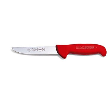 Friedr. Dick 8225913-03 ErgoGrip 5" Boning Knife, Red Handle
