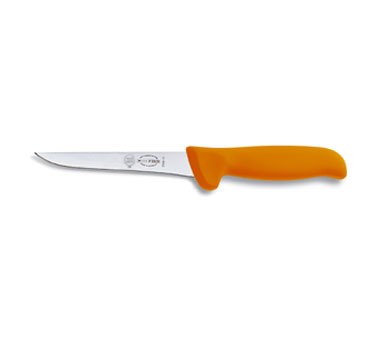 Friedr. Dick 8286813-53 5" MasterGrip Boning Knife, Straight Stiff Blade, Orange Handle