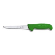 Friedr. Dick 8236815-09 ErgoGrip 6&quot; Boning Knife, Narrow, Stiff Blade, Green Handle