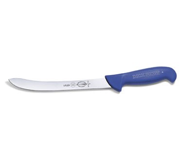Friedr. Dick 8241715 ErgoGrip 6" Fish Fillet Knife, Semi-Flexible Blade, Blue Handle