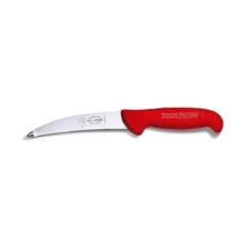 Friedr. Dick 8213915-03 6&quot; ErgoGrip Gut and Tripe Knife, Red Handle