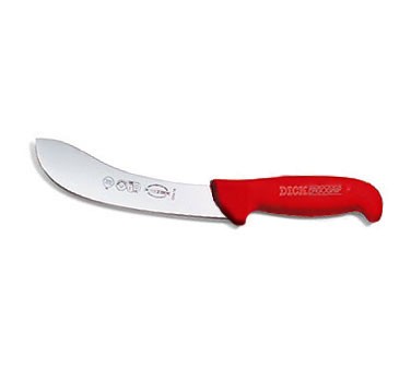 Friedr. Dick 8226415-03 6" Ergogrip Skinning Knife, Red Handle