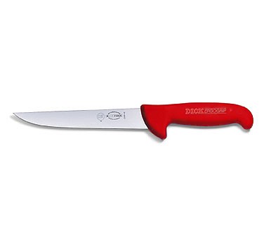 Friedr. Dick 8200615-03 6" Ergogrip Sticking Knife, Red Handle