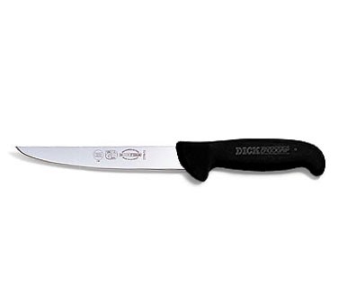 Friedr. Dick 8225918-01 ErgoGrip 7" Boning Knife, Black Handle