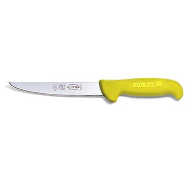 Friedr. Dick 8225918-02 ErgoGrip 7" Boning Knife, Yellow Handle