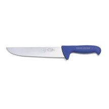 Friedr. Dick 8234818 7&quot; ErgoGrip Butcher Knife, Straight Blade, Blue Handle