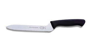 Friedr. Dick 8505518 7" ProDynamic Offset Bread / Utility Knife, Serrated Edge