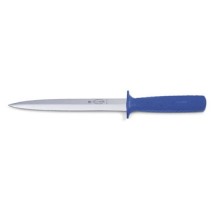 Friedr. Dick 8235721 8&quot; Ergogrip Double Edge Sticking Knife, Blue Handle