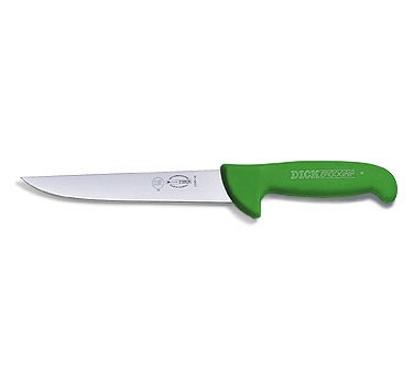 Friedr. Dick 8200621-09 8" Ergogrip Sticking Knife, Green Handle