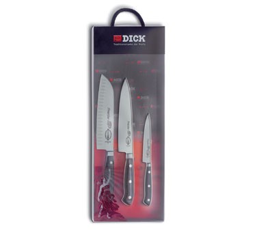 Friedr. Dick 8108800 Premier Plus Eurasia Japanese Style Knife Gift Set, 3-Piece