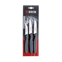 Friedr. Dick 8570004 Kitchen Knife Set, Pro Dynamic Paring Knives, 3-Piece