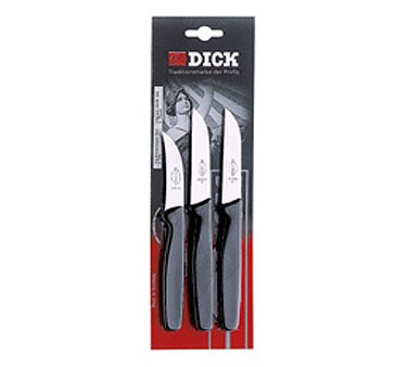 Friedr. Dick 8570004 Kitchen Knife Set, ProDynamic Paring Knives, 3 Piece