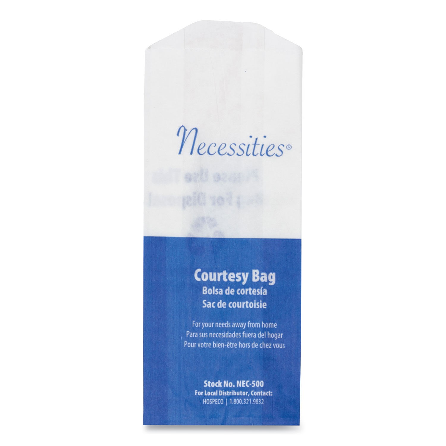 Feminine Hygiene Convenience Disposable Bags, 500/Carton