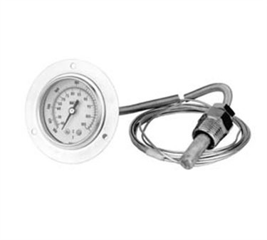 Franklin Machine Products  138-1074 Flange Thermometer for Hobart Dishwashers- 100° F To 220° F
