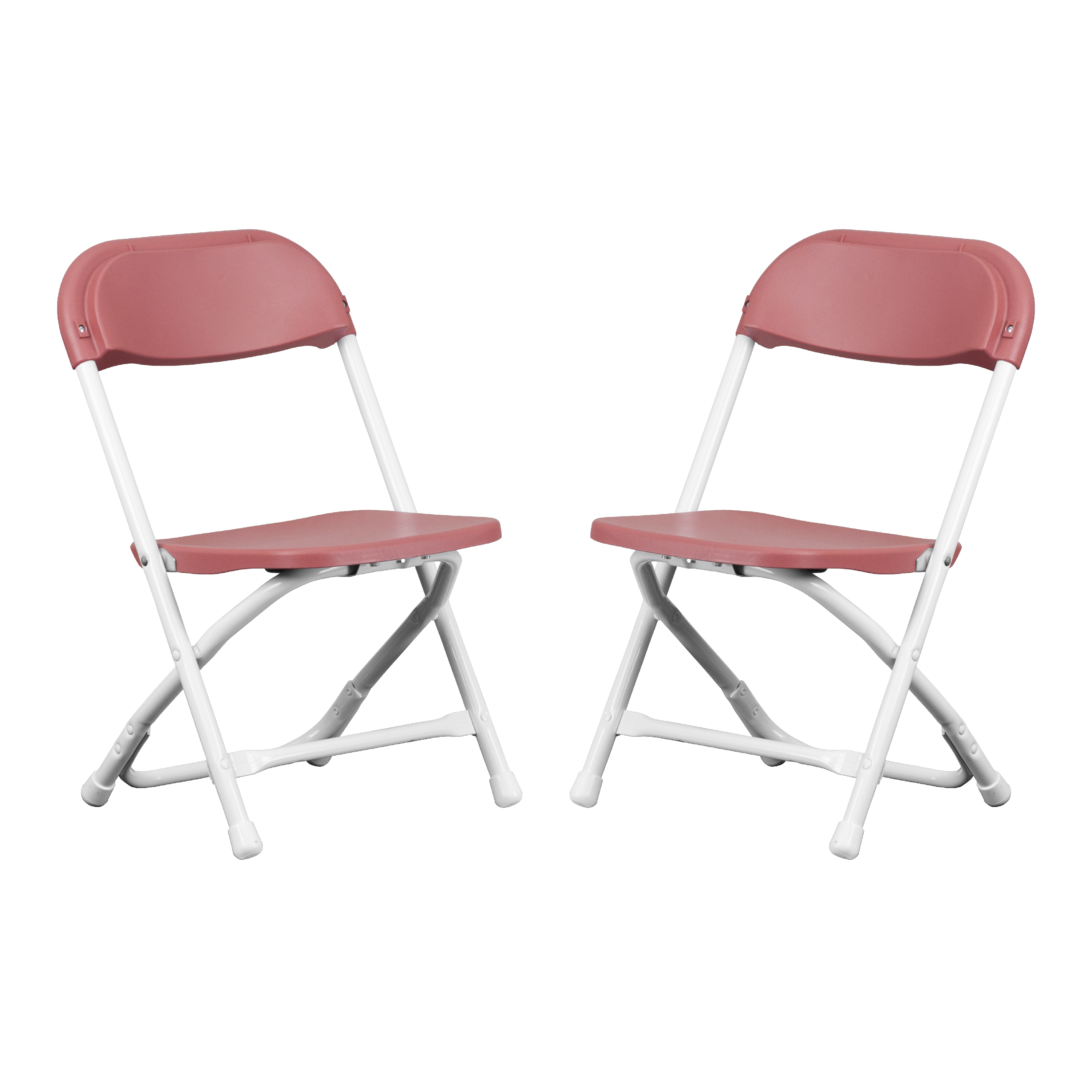 Flash Furniture Y-KID-BY-GG Timmy Kids Burgundy Plastic Folding Chair