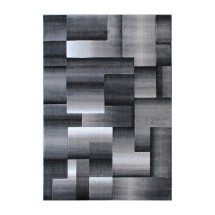 Flash Furniture ACD-RGTRZ861-57-GY-GG Elio Collection 5' x 7' Gray Color Blocked Area Rug, Olefin with Jute Backing