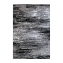 Flash Furniture ACD-RGTRZ863-57-GY-GG Rylan Collection 5' x 7' Gray Scraped Design Area Rug, Olefin with Jute Backing