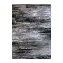 Flash Furniture ACD-RGTRZ863-69-GY-GG Rylan Collection 6' x 9' Gray Scraped Design Area Rug, Olefin with Jute Backing