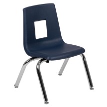 Flash Furniture ADV-SSC-12NAVY Mickey Advantage Navy Student Stack School Chair 12&quot;