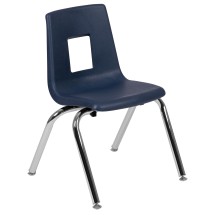 Flash Furniture ADV-SSC-14NAVY Mickey Advantage Navy Student Stack School Chair 14&quot;