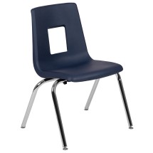 Flash Furniture ADV-SSC-16NAVY Mickey Advantage Navy Student Stack School Chair 16"