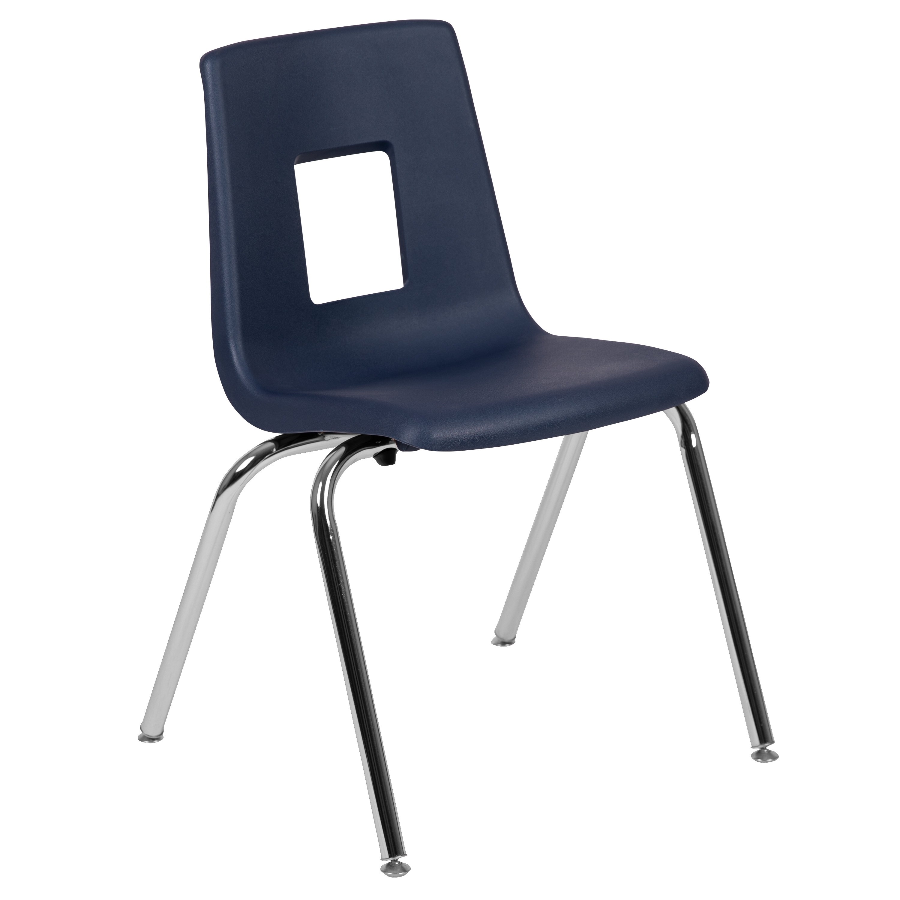 Flash Furniture ADV-SSC-18NAVY Mickey Advantage Navy Student Stack School Chair 18"