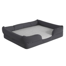 Flash Furniture AJ-ORTHO-00189-GY-GG Orthopedic Memory Foam Dog Bed For Dogs up to 25 lbs.
