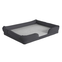 Flash Furniture AJ-ORTHO-00190-GY-GG Orthopedic Memory Foam Dog Bed For Dogs up to 44 lbs.