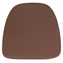 Flash Furniture BH-BRN-GG Soft Brown Fabric Chiavari Chair Cushion