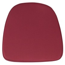 Flash Furniture BH-BURG-GG Soft Burgundy Fabric Chiavari Chair Cushion