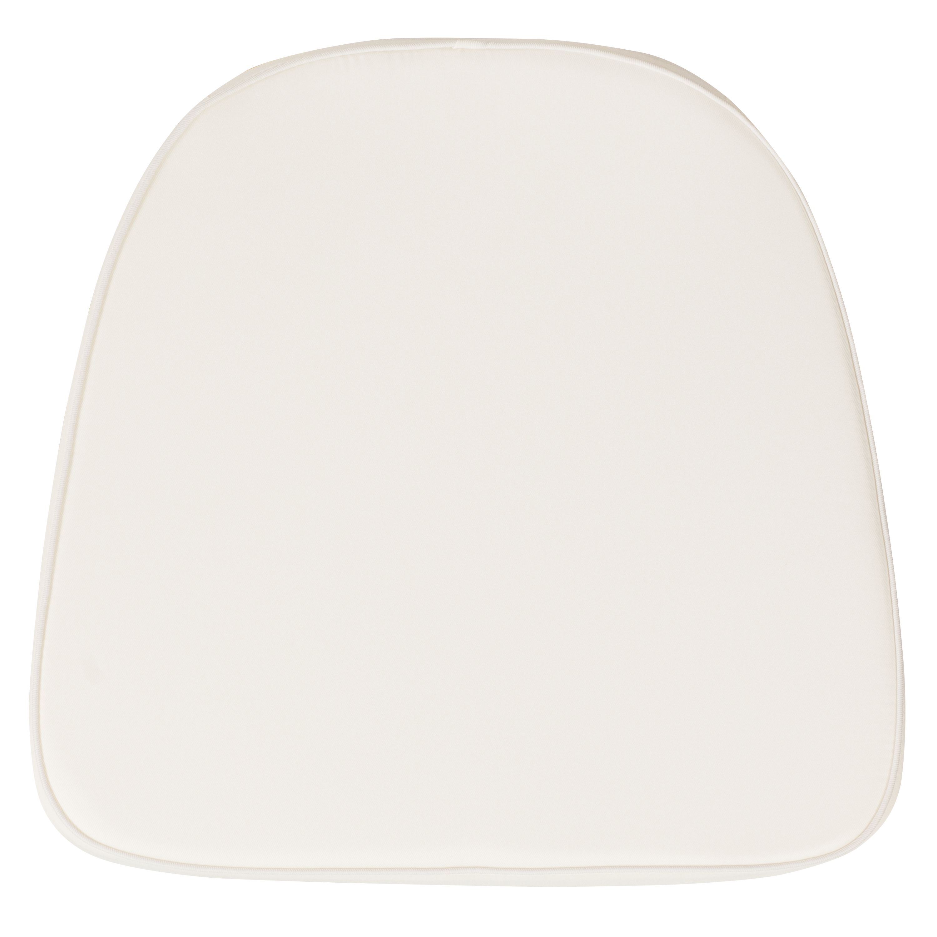 Flash Furniture BH-IVORY-GG Soft Ivory Fabric Chiavari Chair Cushion