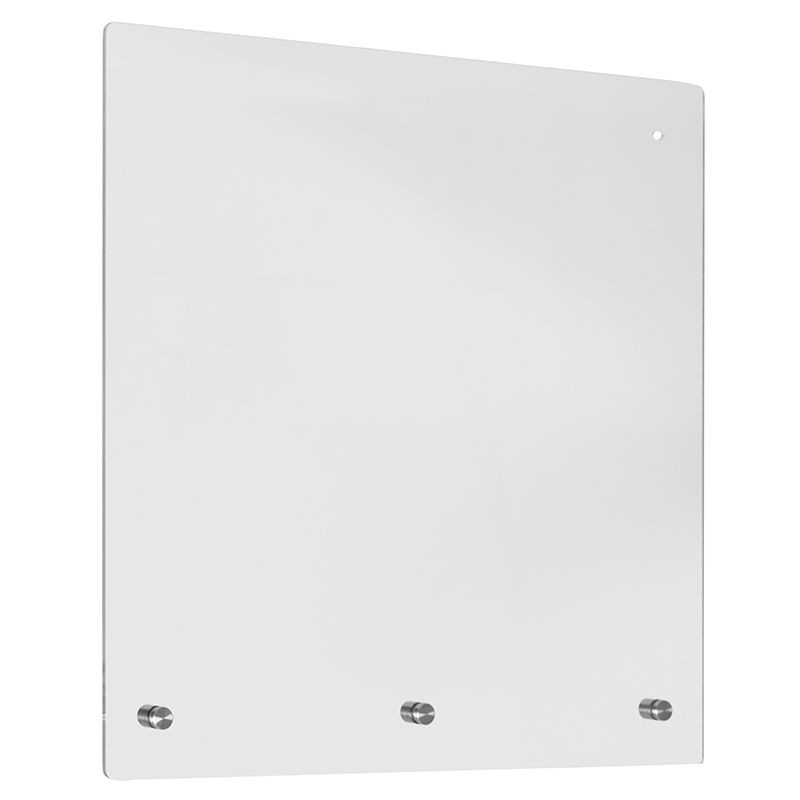Flash Furniture BR-ASLM-2424-GG Clear Acrylic Suspended Register Shield / Sneeze Guard 24"L x 24"H