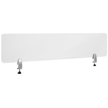 Flash Furniture BR-DDIA-30139-GG Clear Acrylic Desk Partition 55"L x 12"H
