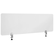 Flash Furniture BR-DDIA-30139-GG Clear Acrylic Desk Partition 55"L x 18"H