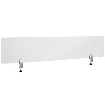 Flash Furniture BR-DDIA-30152-GG Clear Acrylic Desk Partition 60"L x 12"H
