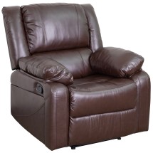 Flash Furniture BT-70597-1-BN-GG Harmony Series Brown LeatherSoft Recliner