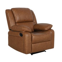 Flash Furniture BT-70597-1-CGN-GG Harmony Series Cognac LeatherSoft Recliner