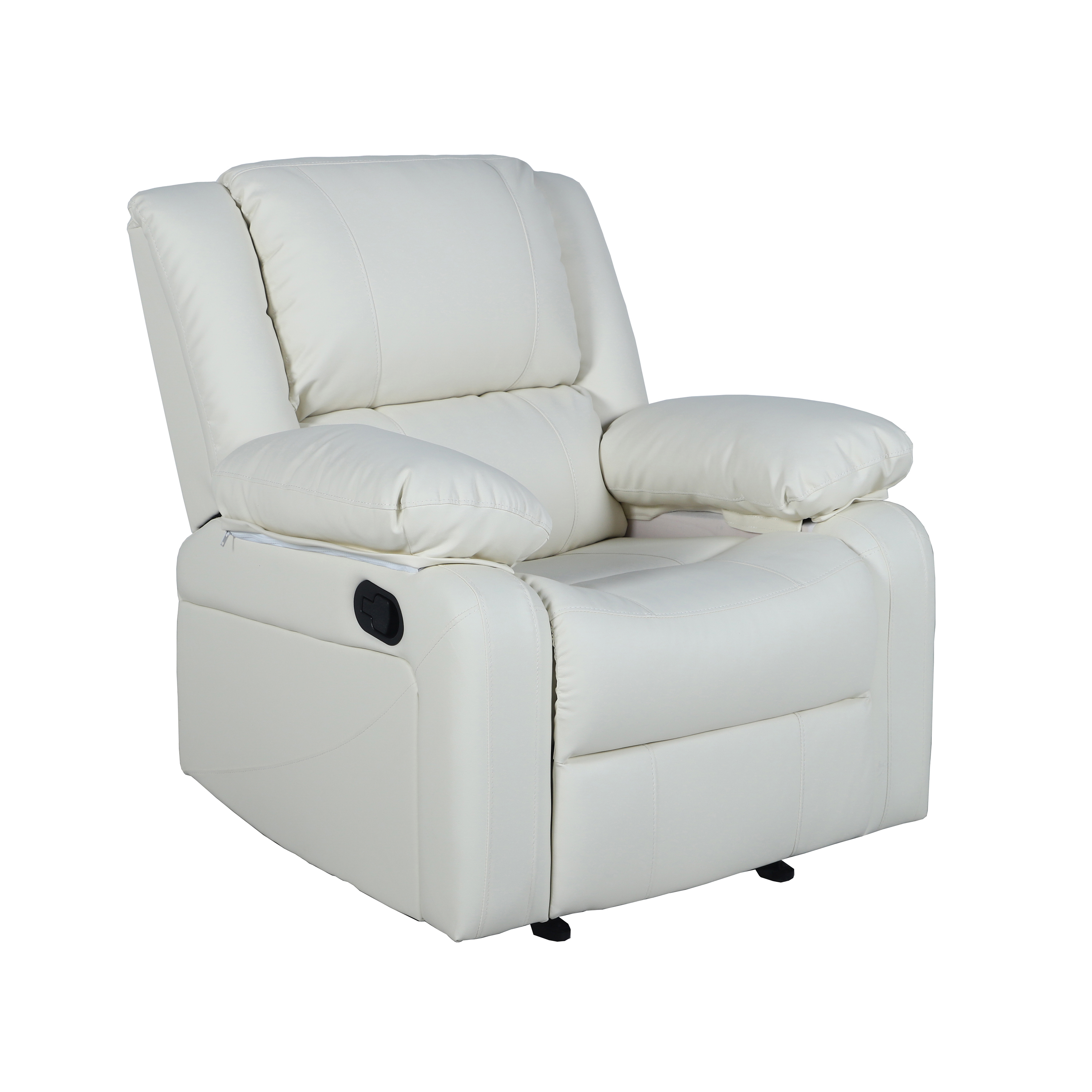 Flash Furniture BT-70597-1-CRM-GG Harmony Series Cream LeatherSoft Recliner
