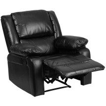 Flash Furniture BT-70597-1-GG Harmony Series Black LeatherSoft Recliner