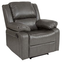 Flash Furniture BT-70597-1-GY-GG Harmony Series Gray LeatherSoft Recliner