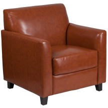 Flash Furniture BT-827-1-CG-GG Hercules Diplomat Series Cognac LeatherSoft Chair