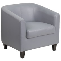 Flash Furniture BT-873-GY-GG Katie Gray LeatherSoft Lounge Chair