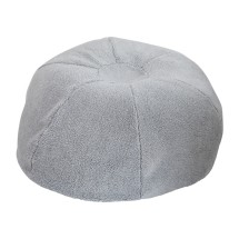Flash Furniture DG-BEAN-LARGE-SHERPA-GY-GG Large Gray Faux Sherpa Refillable Bean Bag Chair for Kids and Teens