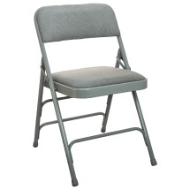 Flash Furniture DPI903F-GG Advantage Grey Padded Metal Folding Chair