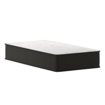 Flash Furniture DR-E230P-R-T-12-GY-GG Dream 12&quot; Hybrid Mattress, Twin Size High Density Foam and Pocket Spring Mattress in a Box