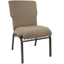 Flash Furniture EPCHT-105 Advantage Mixed Tan Discount Church Chair 21&quot; Wide