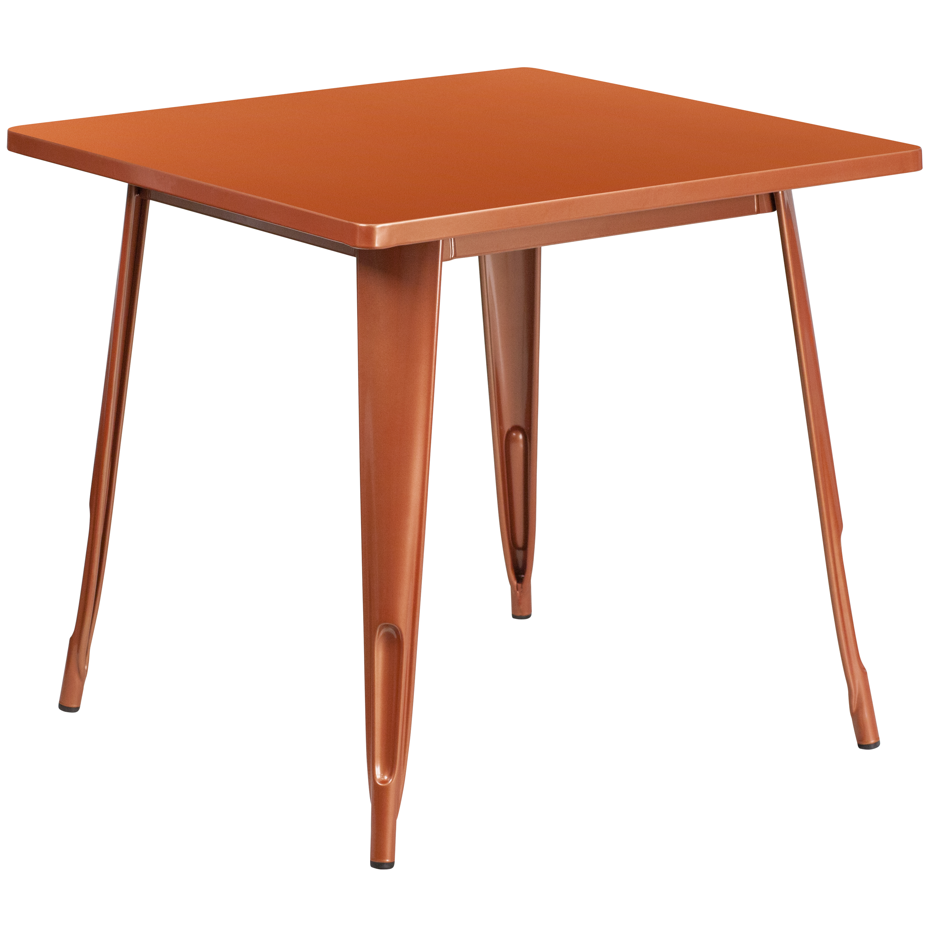 Flash Furniture ET-CT002-1-POC-GG 31.5" Square Copper Metal Indoor/Outdoor Table