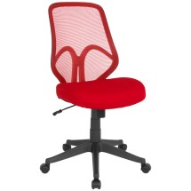 Flash Furniture GO-WY-193A-RED-GG Saler High Back Red Mesh Office Chair