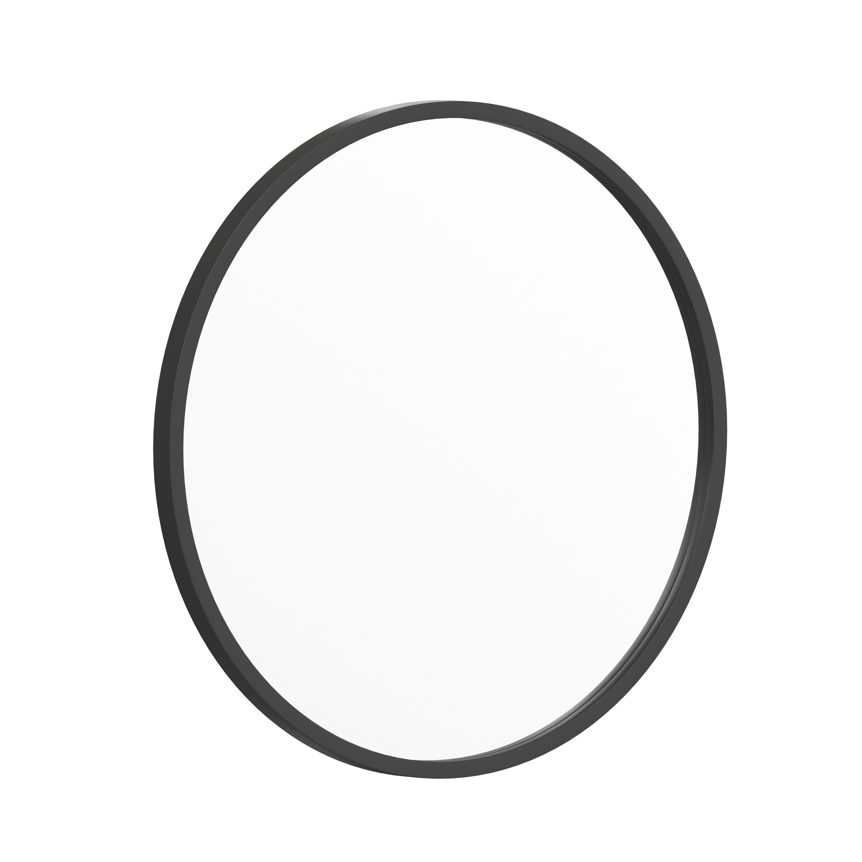 Flash Furniture HFKHD-0GD-CRE8-981315-GG 20" Round Black Metal Framed Wall Mirror
